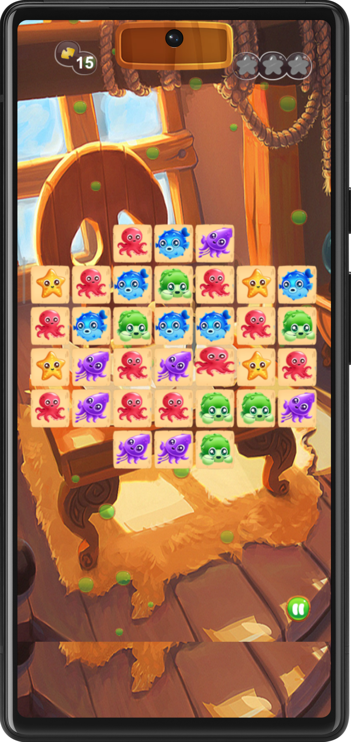 Ocean Puzzle Quest puzzle progress