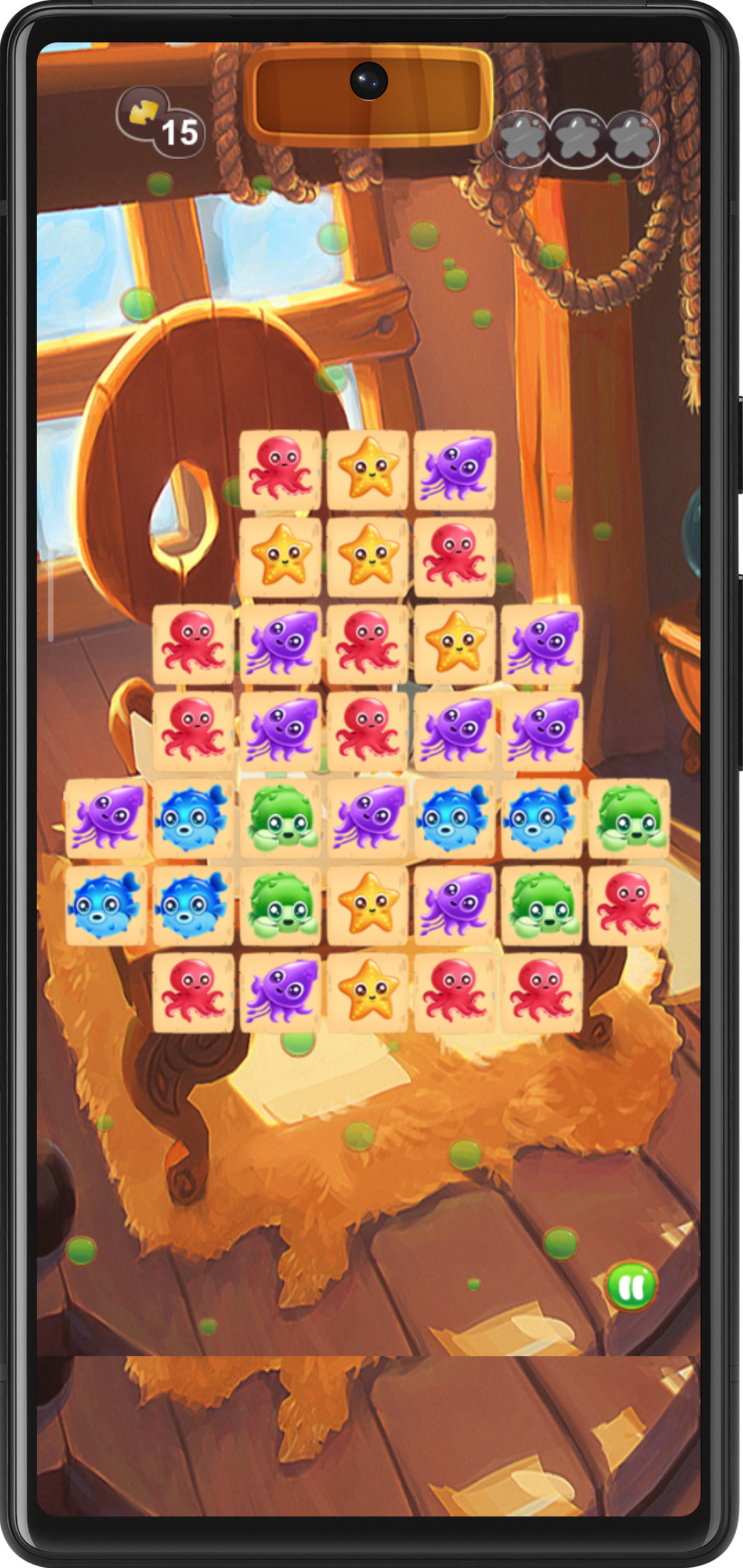 Ocean Puzzle Quest game screen